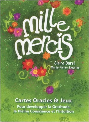 [9782351952535] Mille Mercis - Cartes Oracles & Jeux - Pour développer la Gratitude, la Pleine Conscience et l'Intuition